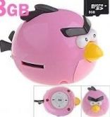 MP3 Angry bird- rosa