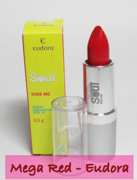 Batom Mega Red - EUDORA